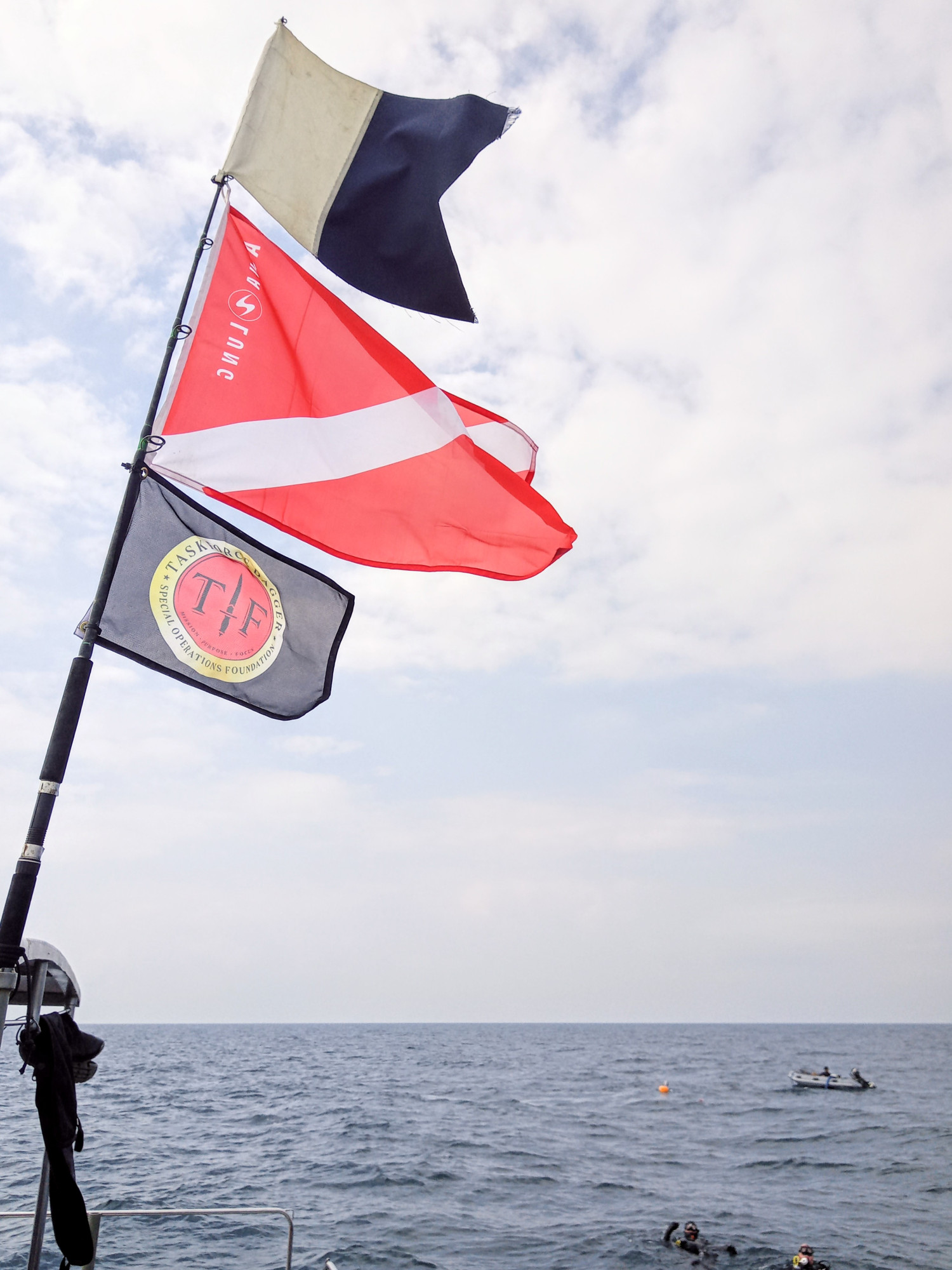 bandeiras identificadoras da campanha