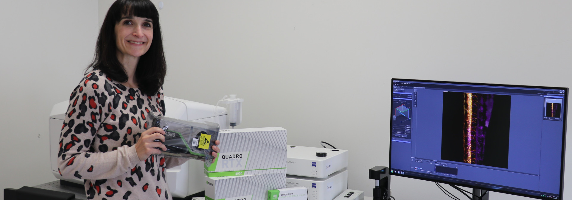 Generic representation of NVIDIA awarded Teresa Correia for her research project