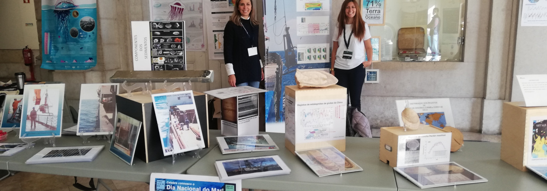 Generic representation of  Paleoclimatic indicators highlighted on the National Sea Day