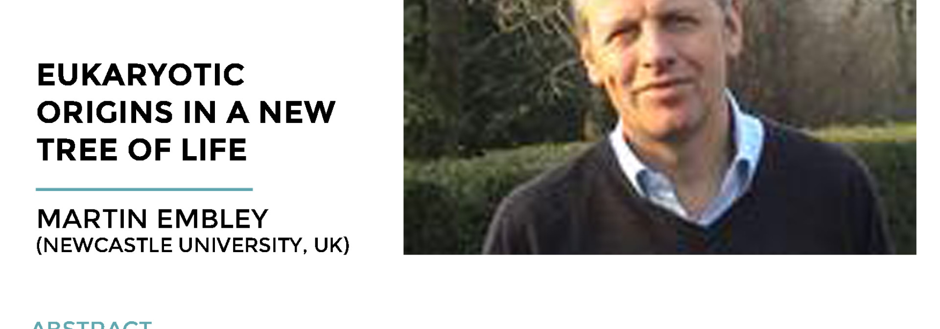 Generic representation of CCMAR Seminars by Izasa: Eukaryotic Origins in a New Tree of Life