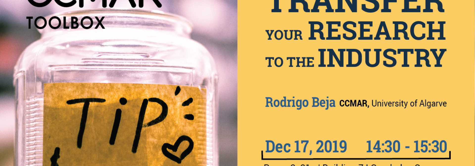 Generic representation of Transfer your research to the industry