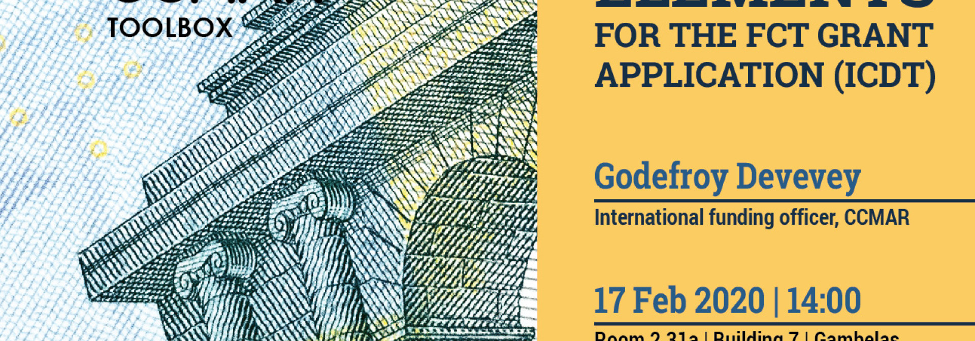 Generic representation of ELEMENTS FOR THE FCT GRANT APPLICATION (ICDT)