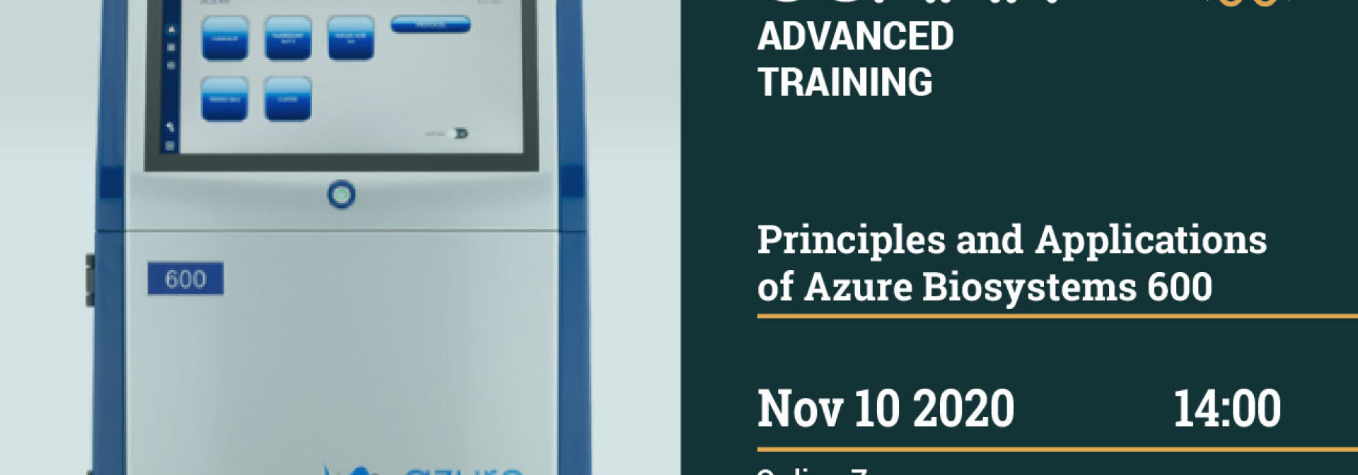 Generic representation of  Principles and Applications of Azure Biosystems 600: gel documentation system