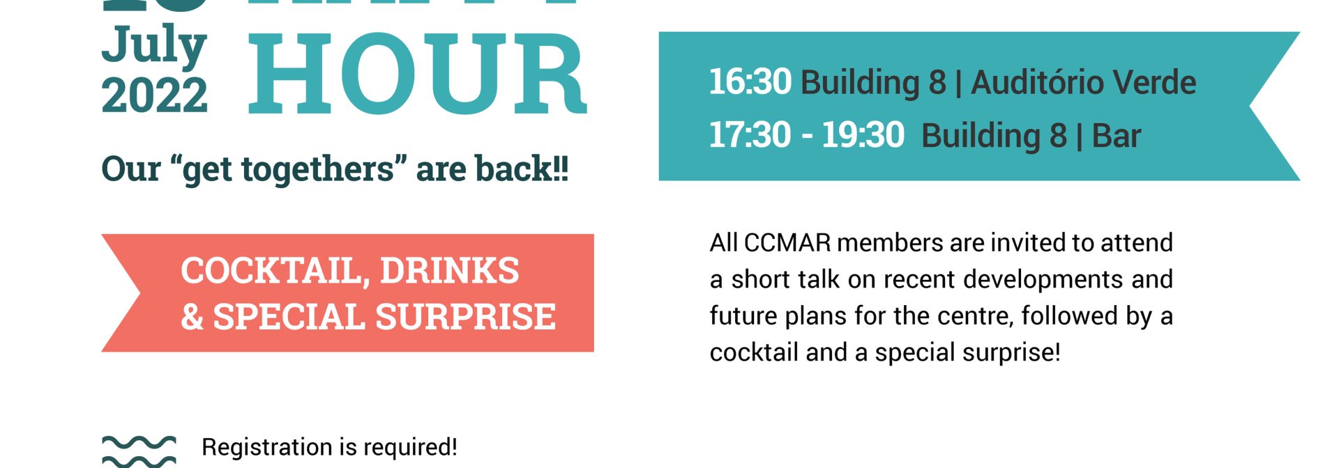 Generic representation of CCMAR Happy Hour