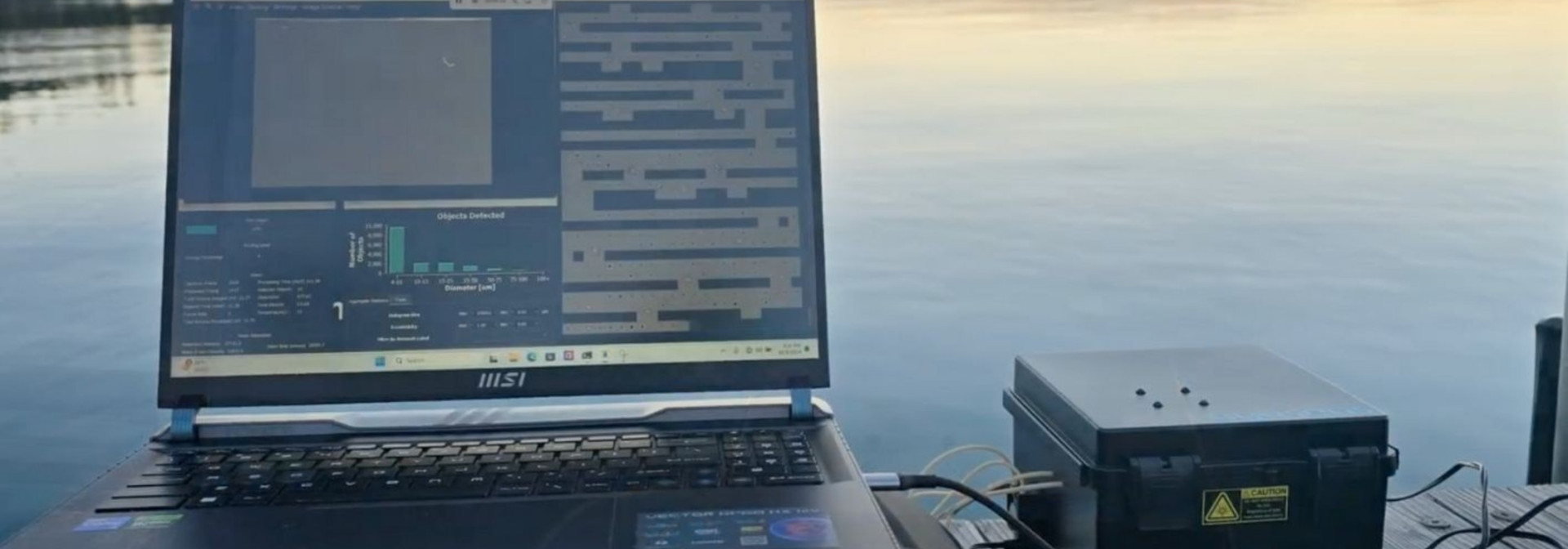 Bioimaging and Microparticles Detection for Biotech, Aquaculture and Environmental Monitoring