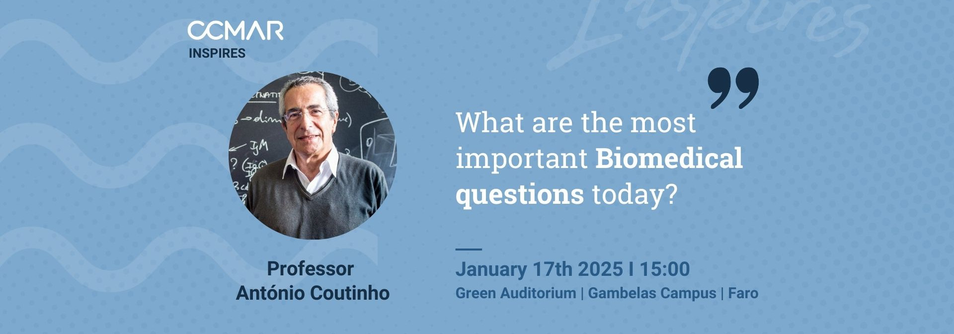 CCMAR Inspires Prof. Antonio Coutinho