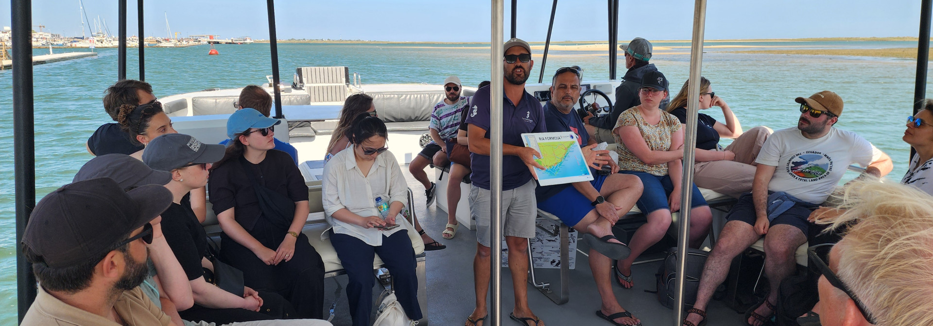 foto no passeio de barco