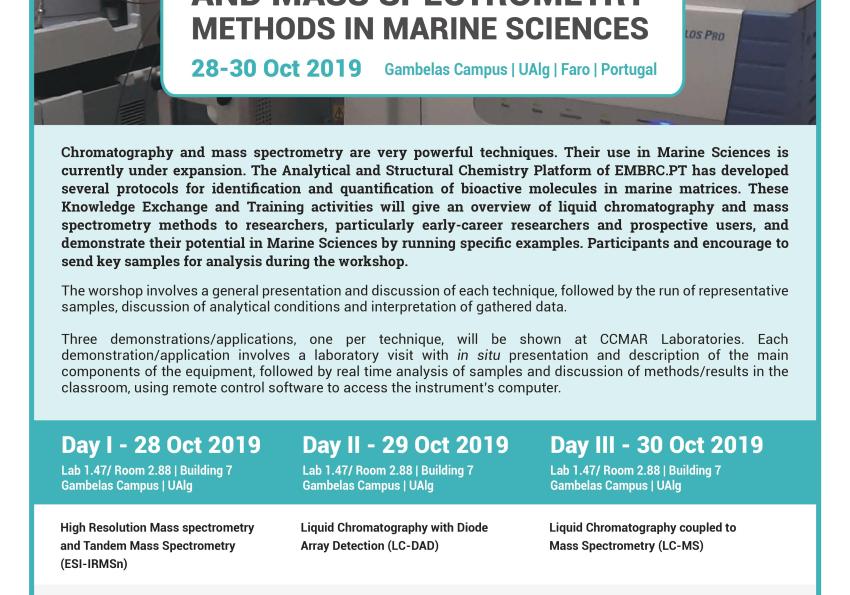 Generic representation of Advanced training on Liquid Chromatography and Mass Spectrometry Methods in Marine Science
