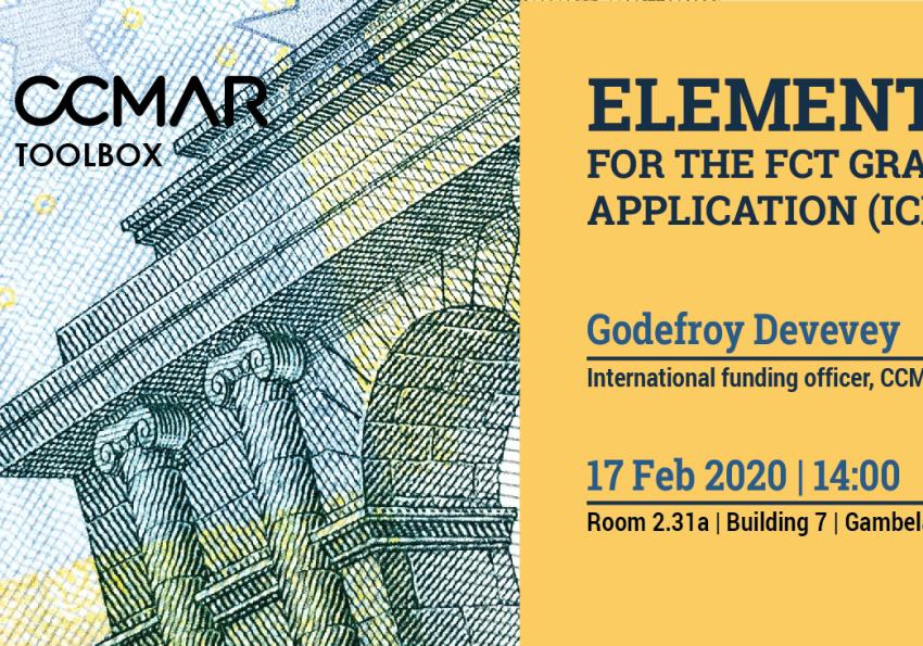 Generic representation of ELEMENTS FOR THE FCT GRANT APPLICATION (ICDT)