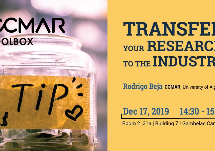 Generic representation of Transfer your research to the industry