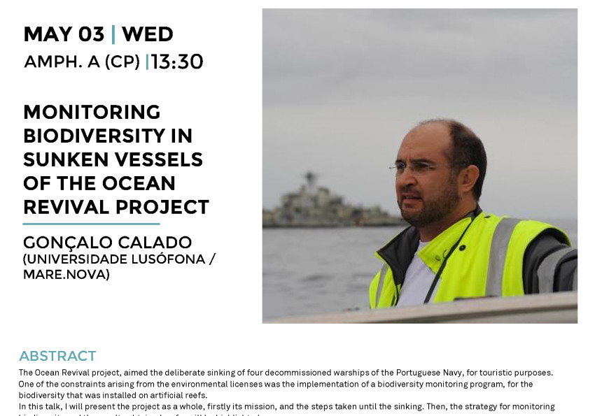 Generic representation of Monitoring  biodiversity in sunken vessels of the Ocean Revival project