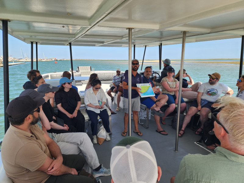 foto no passeio de barco