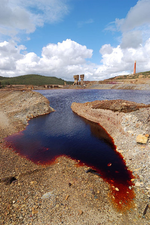 São Domingos mine landscape